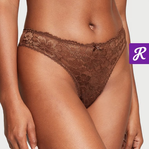 Lace Thong Panty - Body by Victoria - vs