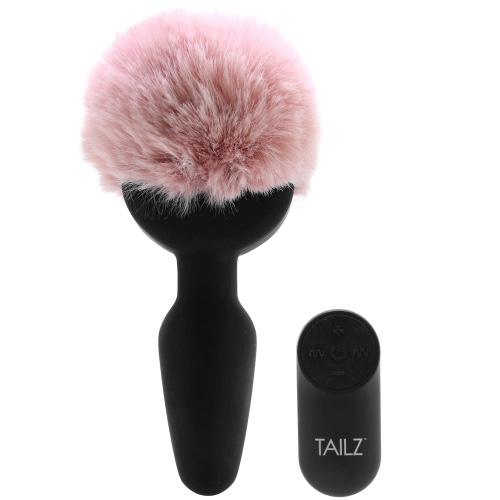 Tailz Vibrating Pink Bunny Tail Anal Plug | Regular