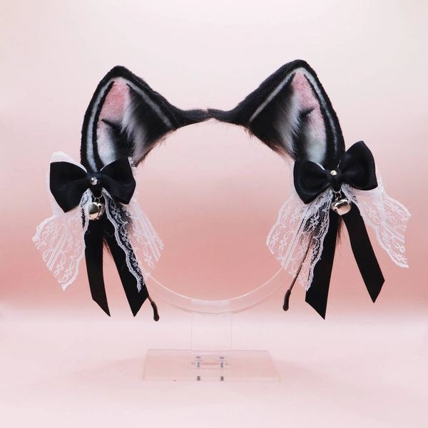 Realistic Cat Ears| Gothic Lolita | Kawaii Cat Ears | Cosplay Ears | Nekomimi | Kemonomimi | Faux Fur Ears | Maid Cosplay
