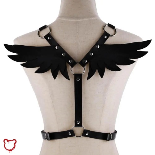 Angel Wings Harness - Black