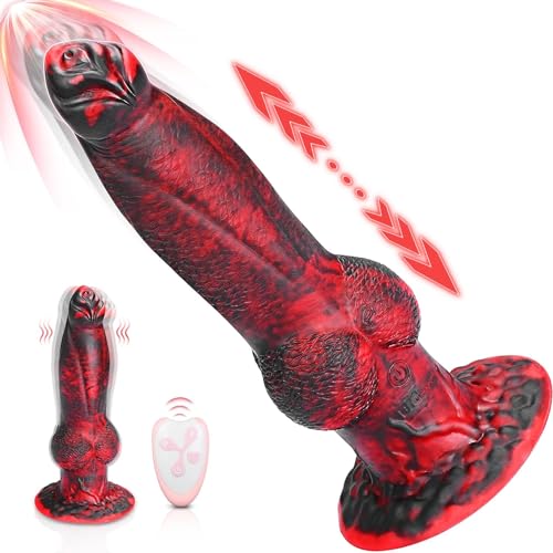 XXL Dog Dildo Red/Black