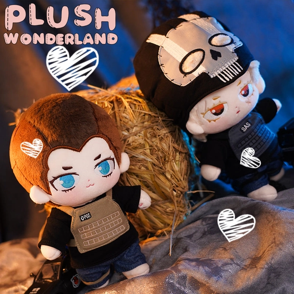 【Consignment Sales】PLUSH WONDERLAND Game Call of Duty: Modern Warfare II John "Soap" MacTavish / Simon "Ghost" Riley Plushies Cotton Doll FANMADE
