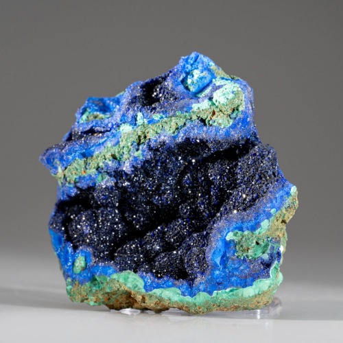 Azurite and Malachite from Tongshankou Mine, Daye, Huangshi, Hubei, China