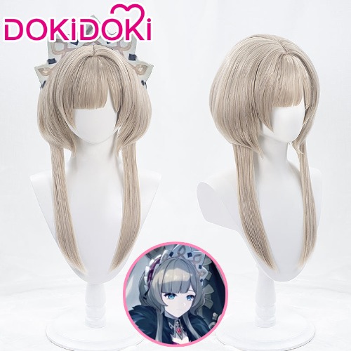 【Ready For Ship】DokiDoki Game Genshin Impact Fatui Harbinger Cosplay Sandrone Wig | Sandrone Wig