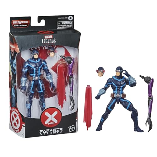 Marvel Hasbro Legends X-Men Series 6-inch Collectible Cyclops Action Figure Toy, Premium Detail and 2 Accessories, Ages 4 and Up