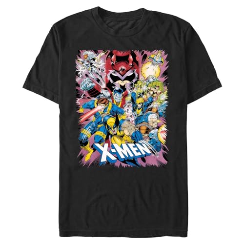 Marvel X Team Ups Classic Characters Men's T-Shirt - Large - Black/Multi