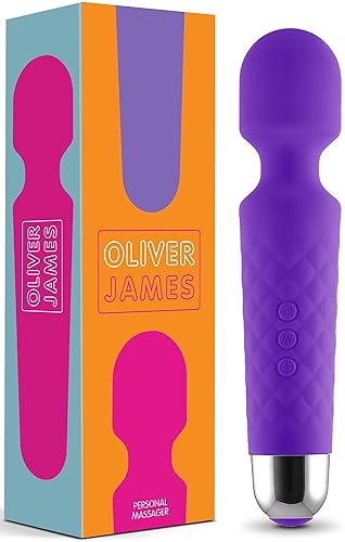 Vibrator Sex Toys by Oliver James - Vibrators, Dildos and Vibrator for Women, Quiet Vibrating Dildo and Women Sex Toys, Adult Toys for Women, Sex Toy with 20 Vibrating Patterns for Sexual Pleasure - Small - Purple
