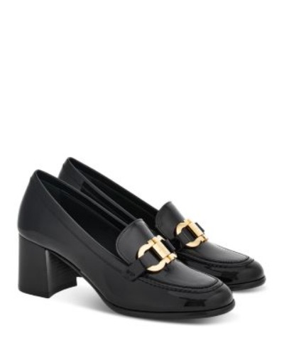 Women's Marlena Gancini Patent Leather Block Heel Loafers