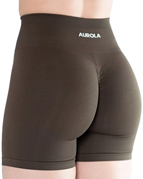 AUROLA Intensify Workout Shorts for Women Seamless Scrunch Short Gym Yoga Running Sport Active Exercise Fitness Shorts