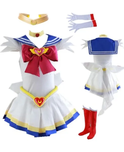US size Women's Tsukino Usagi Cosplay Costumes full set skirt suit