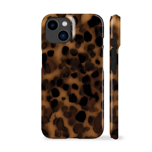 Dark Tortoise Phone Case | iPhone 13 Pro Max / Snap Case - Gloss