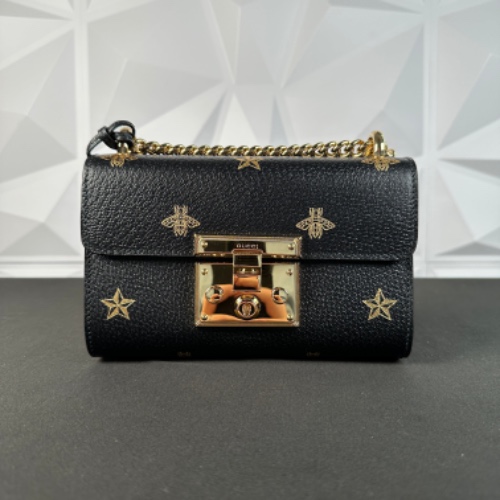 Gucci Padlock Bee Star Shoulder Bag