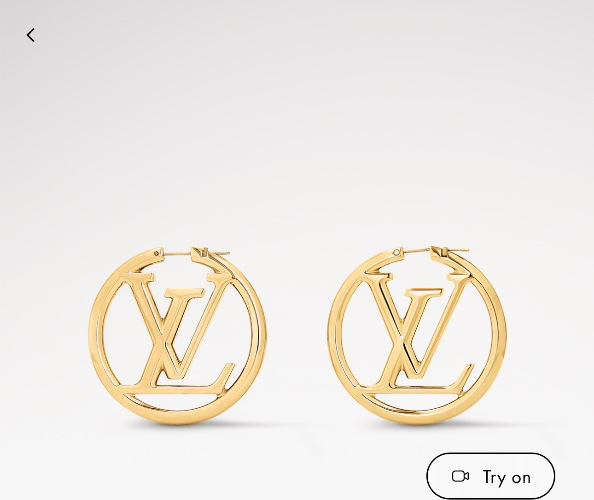  Lv hoop earrings 