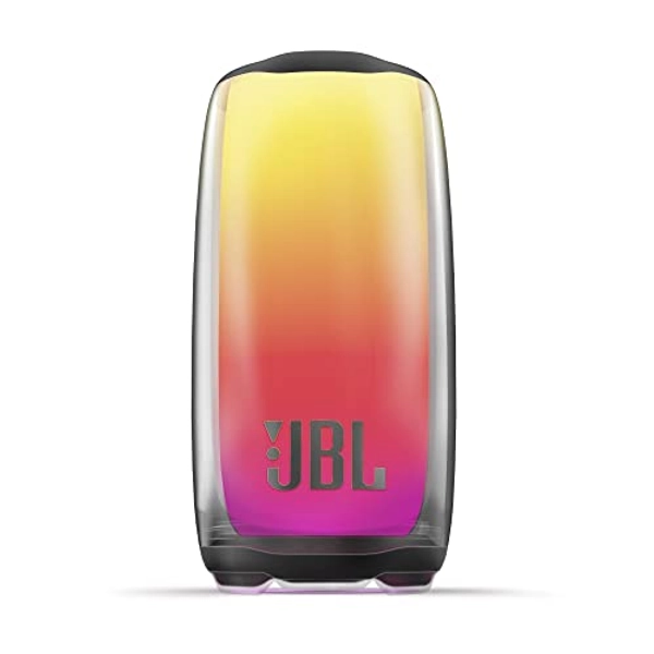 JBL Pulse 5 – Tragbarer Bluetooth-Lautsprecher in Schwarz mit Lichtshow und bis zu 12 Stunden Spielzeit – IP67 Staub- und wasserdicht – Koppelbar mit anderen JBL-Lautsprechern über PartyBoost
