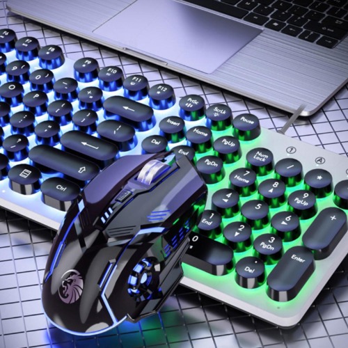A keyboard that doesn't sound like a typewriter (Dragon BX9 Keyboard Mouse Set)