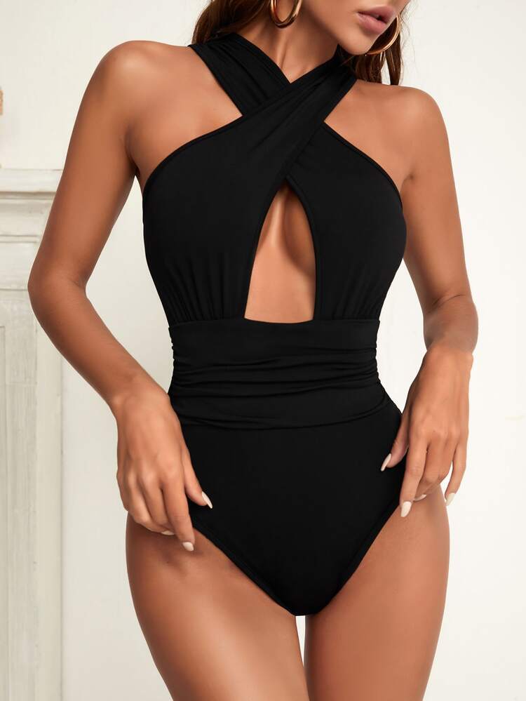 Body mit Überkreuzt & Gewickelt, Ausschnitt