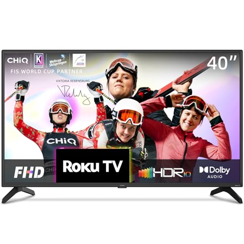 40 Inch Smart TV, Dolby Audio,, Assistant, BBC, Disney+, 2.4&5G WiFi, USB 2.0, 2023 - 2023 Roku TV - Smart TV 40 Inch
