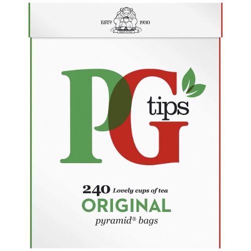 PG Tips Black Tea, Pyramid Tea Bags, 240-Count Box (Pack of 2) - 240 Count (Pack of 2)