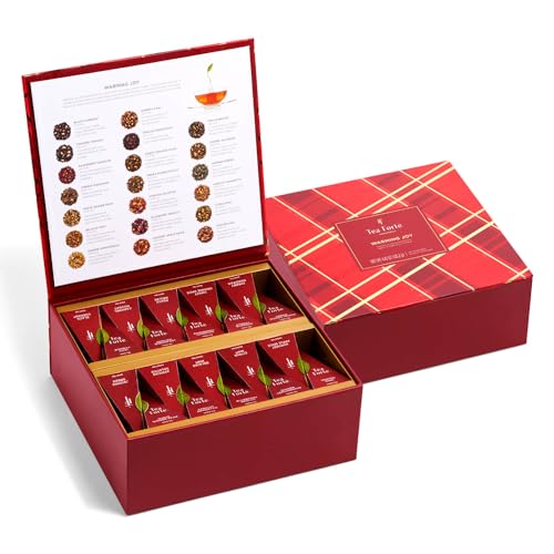 Tea Forte Herbal Tea Chests With Handcrafted Pyramid Infusers, 4.44 Ounce (Pack of 1) - Warming Joy