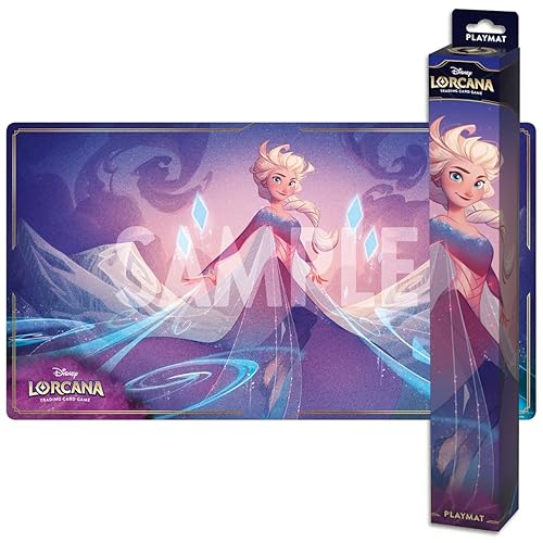 Ravensburger Disney Lorcana TCG Playmat Featuring Elsa – The Fifth Spirit by Lisanne Koeteeuw | Protects Cards | Versatile Game, Desk, or Mouse Pad | Durable Non-Slip Surface | Suitable for Ages 8+