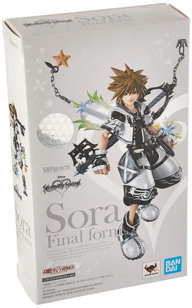 TAMASHII NATIONS Bandai S.H. Figuarts Sora (Final Form) Kingdom Hearts II Action Figure - 