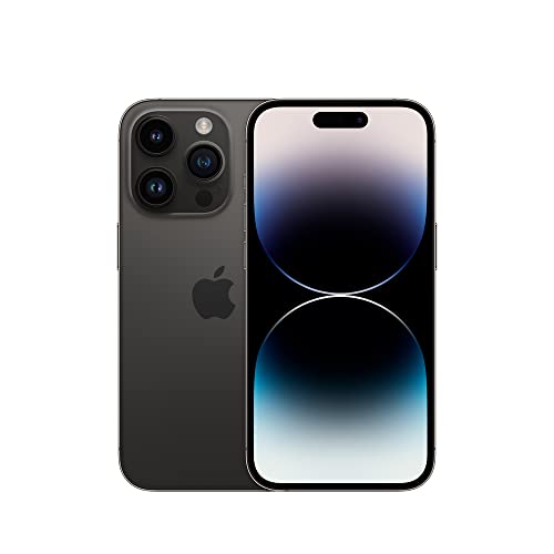 Apple iPhone 14 Pro, 256GB, Space Black - Unlocked (Renewed Premium) - 256GB - Space Black