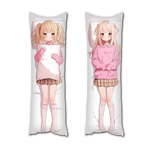 Body Kissenbezug Kissenhülle Hentai Anime Waifu Uncensored Anime Pillowcase Doppelseitige Körperkissenbezug Umarmungskissen Bezug Zierkissenbezug,2way 50x150cm - 2way 50x150cm
