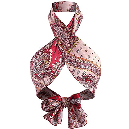 ZAFUL Women's Bohemian Bandana Top Criss Cross Sexy Tops Boho Halter Wrap Crop Top - One Size - 77_red