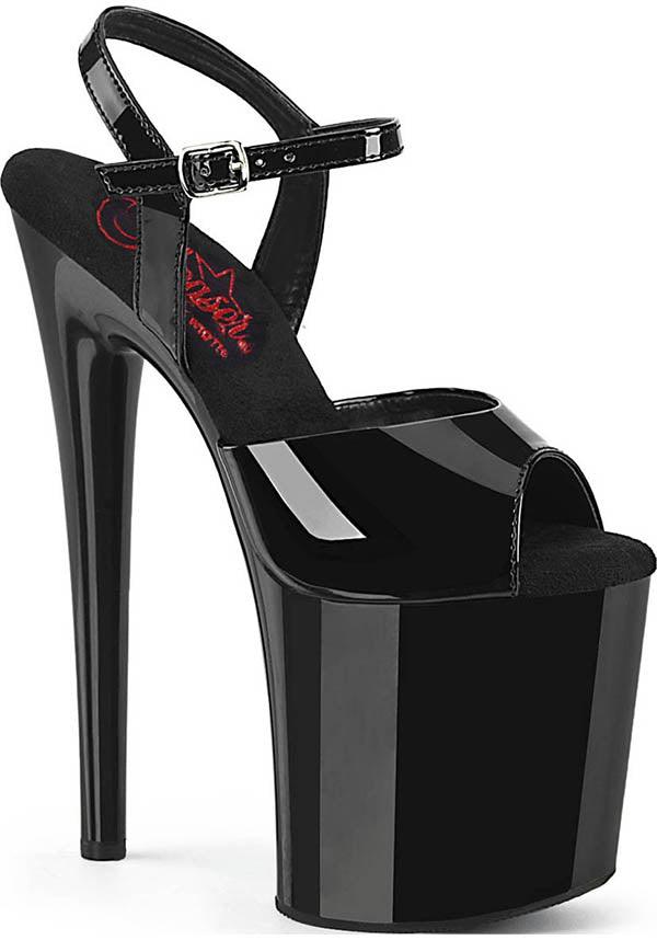 NAUGHTY-809 [Black Patent] | Platform Heels [IN STOCK] - US 10 [WOMENS]
