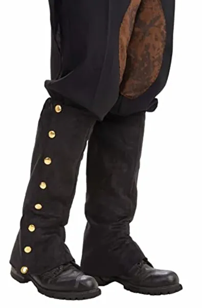 Forum Novelties Men's Adult Steampunk Suede Spats Costume Accessory