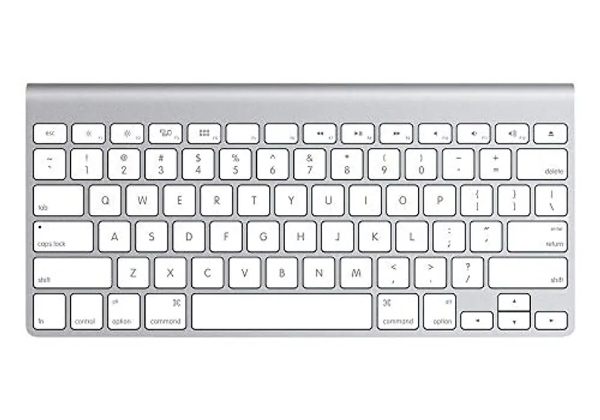 Apple Wireless Keyboard with Bluetooth - Silver (Renewed)