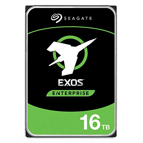 Seagate 16TB HDD Exos X16 7200 RPM 512e/4Kn SATA 6Gb/s 256MB Cache 3.5-Inch Enterprise Hard Drive (ST16000NM001G) - 16TB