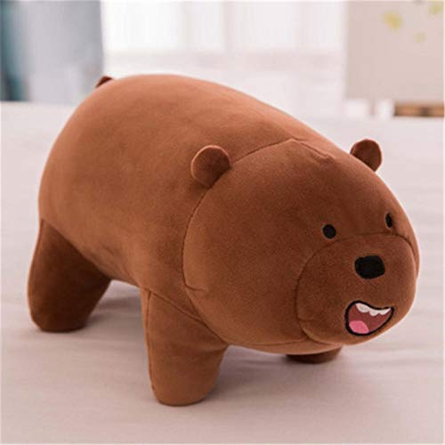 Stuffed Animals Kawaii We Bare Bears Plush Toy Cartoon Bear Stuffed Grizzly Gray White Bear Panda Doll Kids Love Birthday Gift LIYDENG (Color : Brown Bear 30cm)