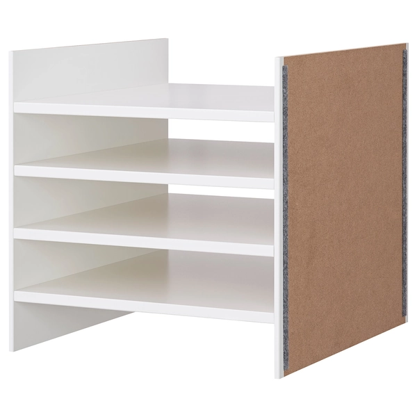 KALLAX Insert with 4 shelves - white 13x13 "