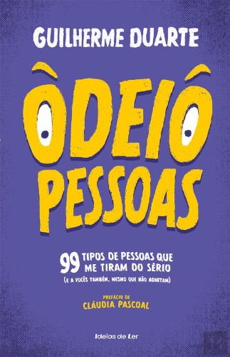 LIVRO - Odeio Pessoas, Guilherme Duarte