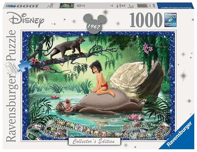 Ravensburger - 19744 - Puzzle - 1000 Pièces - Le Livre de La Jungle - Disney