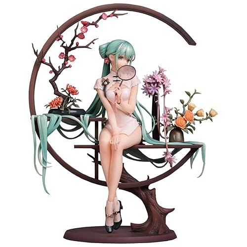 Epitome Figurine de marin Miku Shaohua Cheongsam en PVC - Figurine de marin Miku Love - Modèle de figurine de collection - Décoration de bureau - Cadeaux