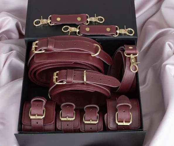 Luxury leather set