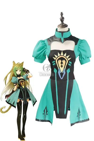 Buy Fate/Apocrypha Archer of Red Servant Green Dress Cosplay Costumes - RoleCosplay.com