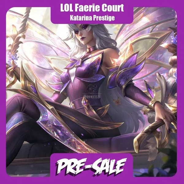 Buy LOL Faerie Court Katarina Prestige Cosplay Costume Pre-sale - RoleCosplay.com