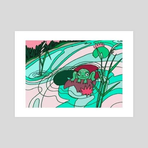 A Frog Pond by Mickey 