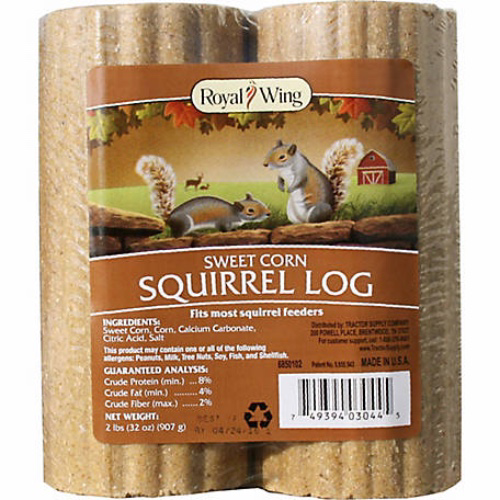 Sweet Corn Squirrel Food Log, 32 oz.
