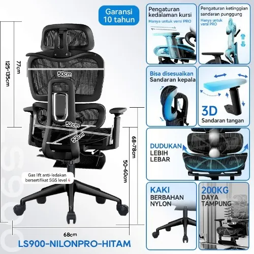 LS900-NilonPro Chair