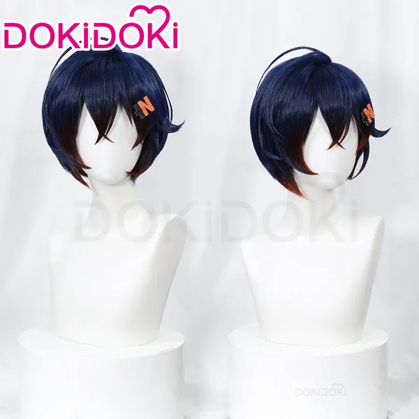 【Gradient Ver.】DokiDoki Game Zenless Zone Zero Cosplay Belle Cosplay Wig Short Purple