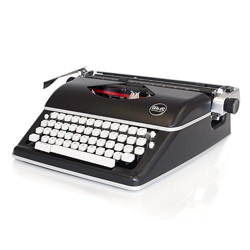 We R Memory Keepers Decorative Retro Typewriter Black, Old Fashioned, Vintage Font, for Crafting Room, for Decorating, Gifts, and More - Black