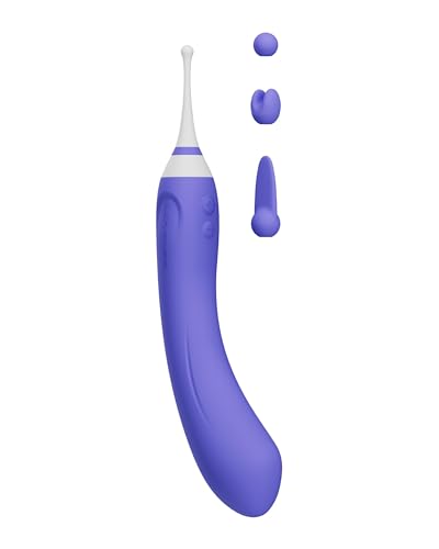 LOVENSE Hyphy G Spot Vibrator for Clitoris Vagina Dual Stimulator, 3 Attachments Mini Nipple Massagers for Female, Small Vibrator Sex Things for Women Pleasure, Waterproof Vibrating Sex Toys