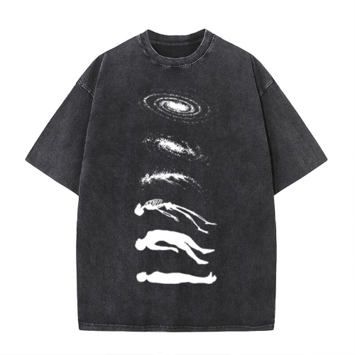 Transcendence Vintage Washed T-shirt - Black / S (Bust 100 cm)