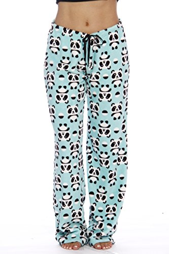 Just Love Women's Plush Pajama Pants - Large - Light Green