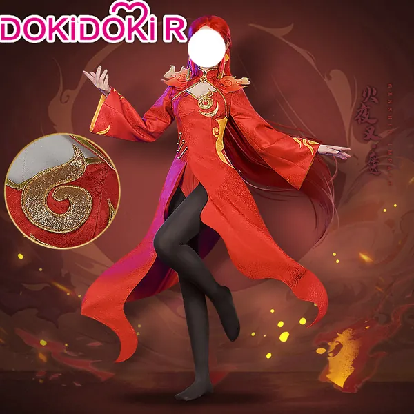 【Size S-XXL】DokiDoki-SR Game Genshin Impact Shenhe Cosplay Costume Shen He | Shoes-L(EU 39)-PRESALE