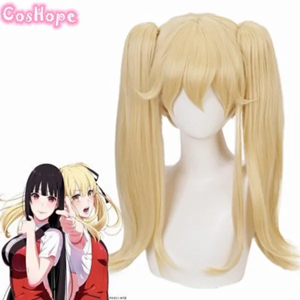 23.19US $ 42% OFF|Mary Saotome Perücke Kakegurui Perücke Frauen Goldene Perücke Cosplay Anime Cosplay Perücken Hitze Beständig Synthetische Perücken Halloween Cosplay| |   - AliExpress